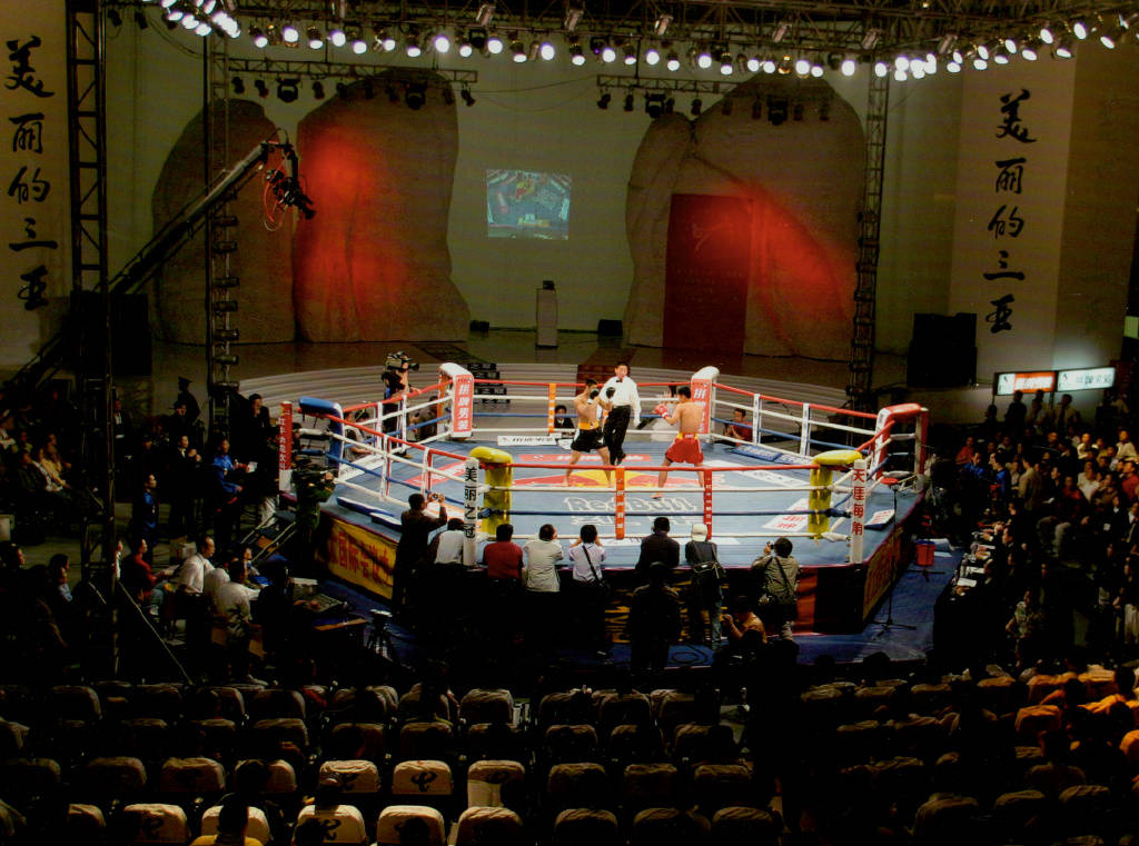 原创观点武术擂台的前世和今生从古代打擂到散打王六角拳台