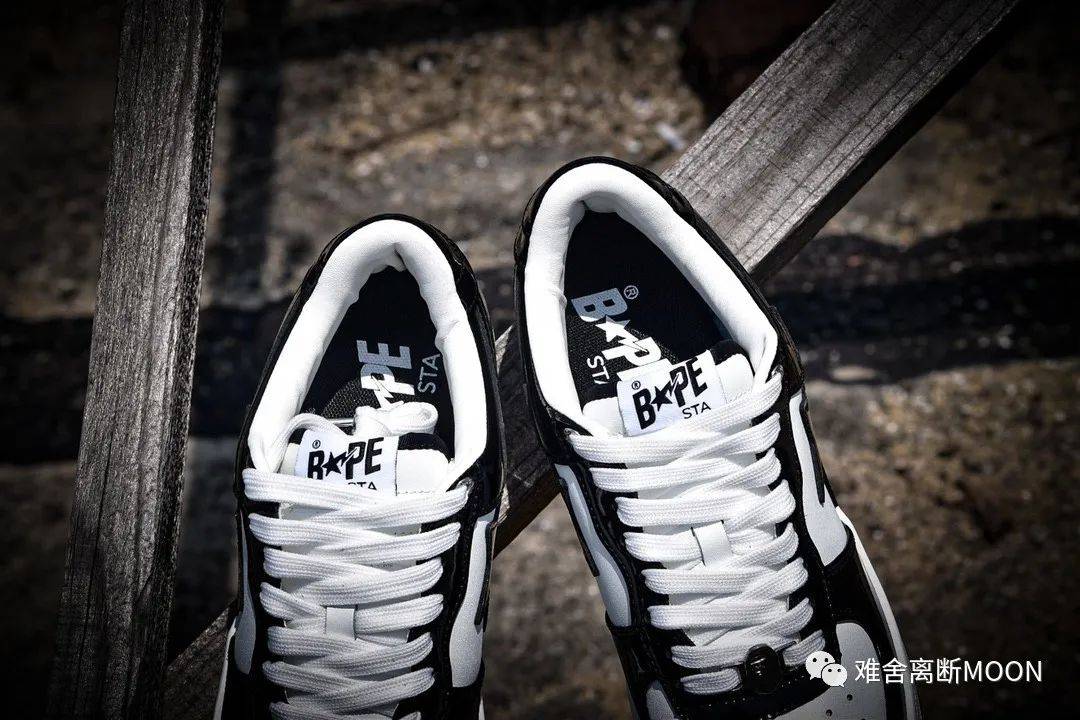 罗永浩的af1和bapesta都是复刻咋就被骂漆皮的五角星猿人空军实拍对比