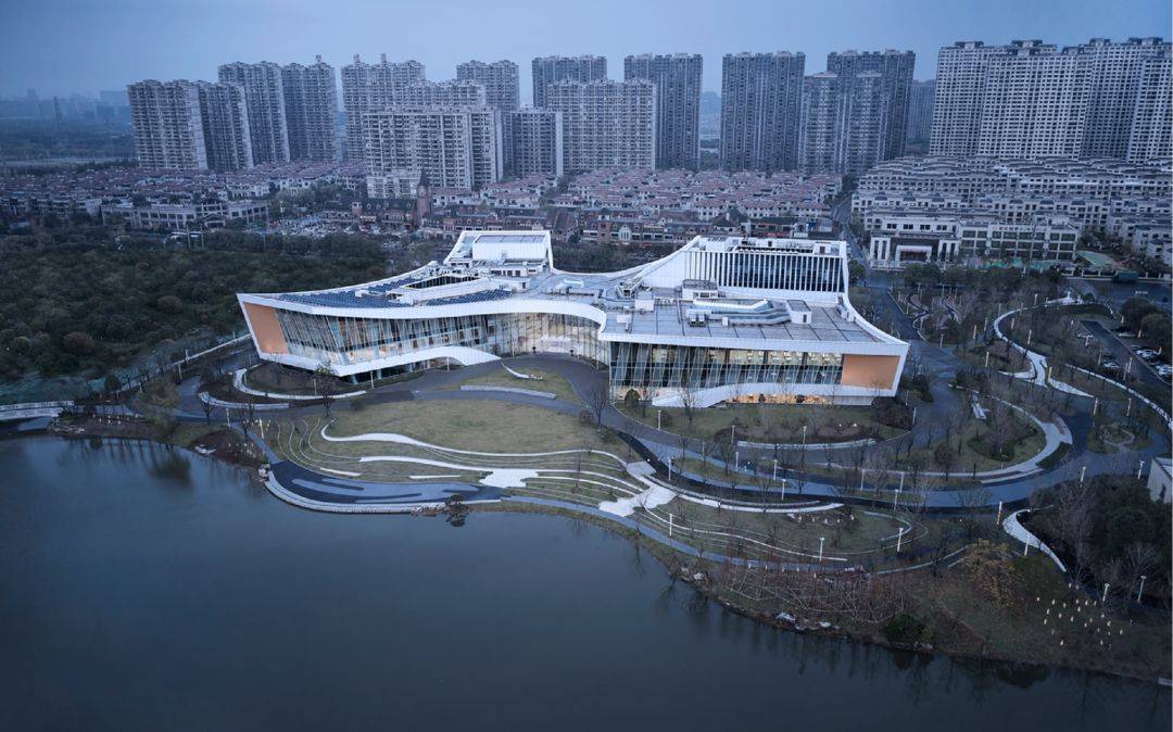 南通开发区公共文体中心照明设计_幕墙_建筑_效果