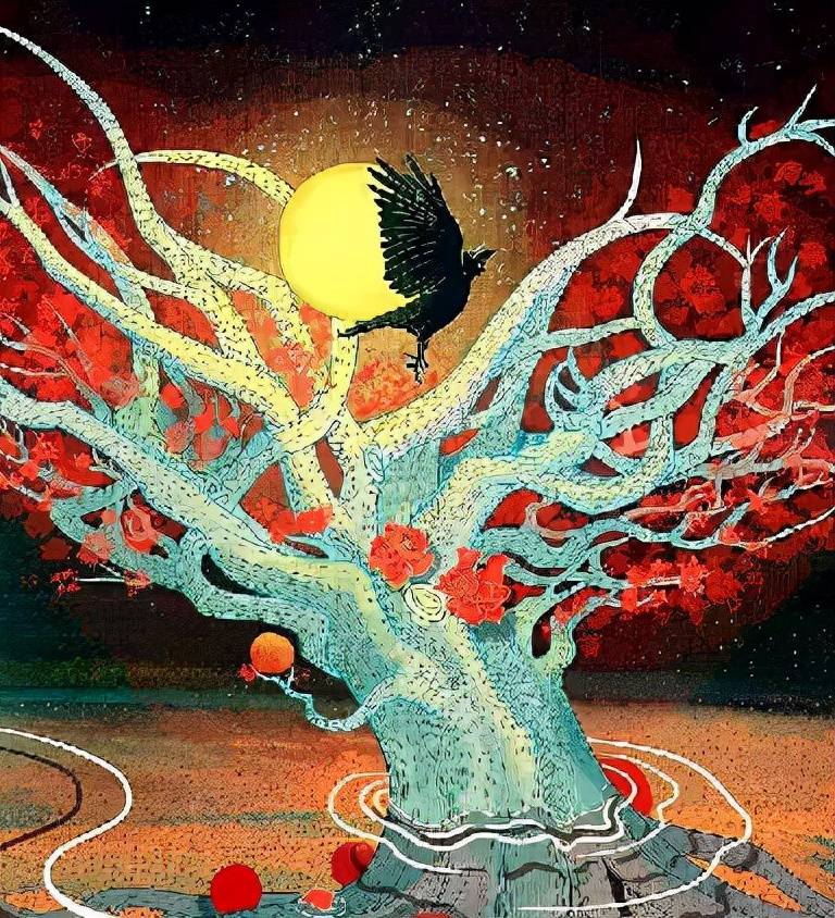 《山海经》中的通天神树,竟在三星堆中出土?上古神话全是现实?_文物_青铜_什么