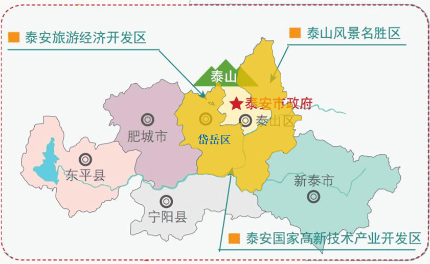 泰安市位于山东省中部,坐落于五岳独尊泰山脚下,地处环渤海经济区和