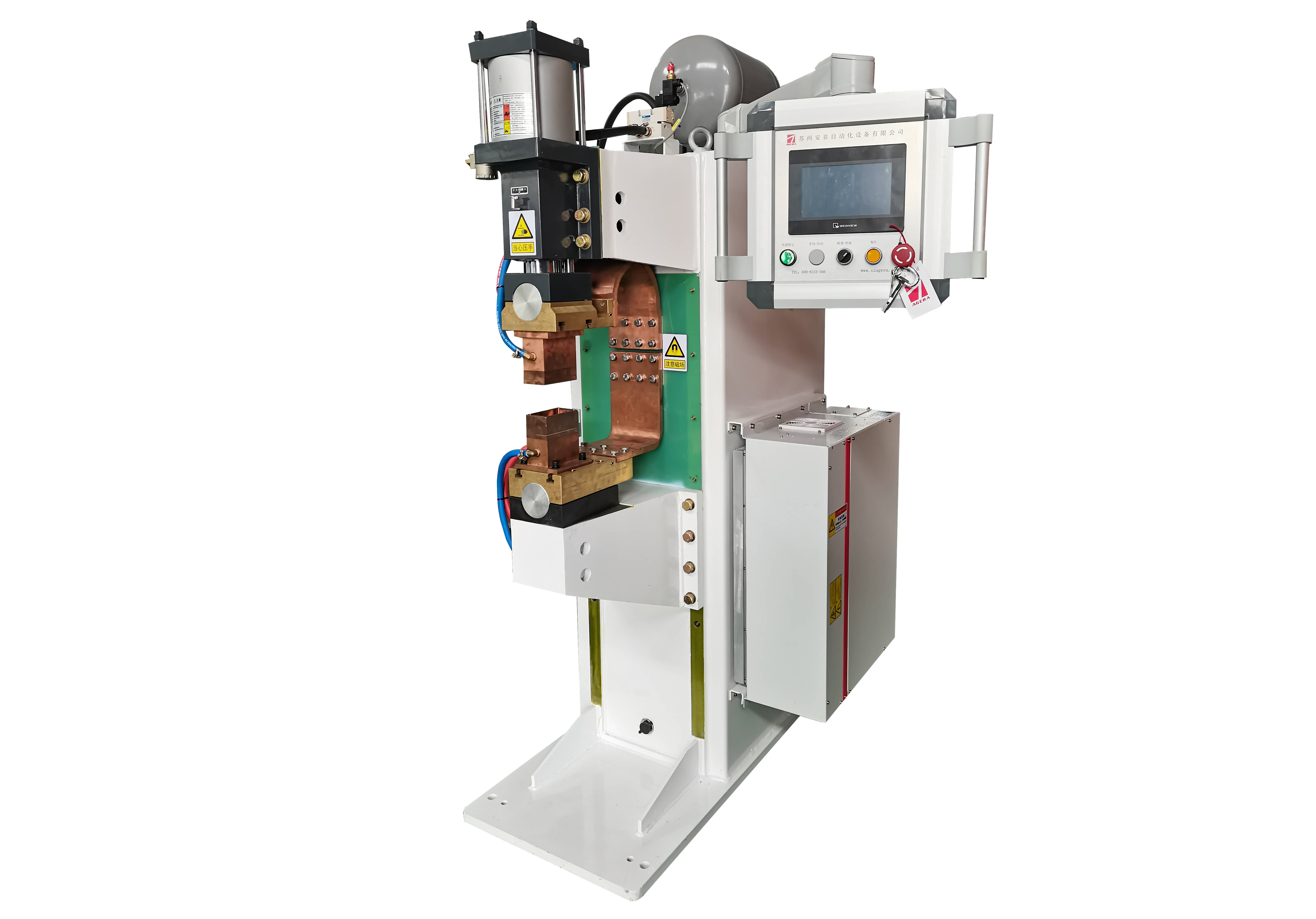 不锈钢暗拉手凸焊机定制项目介绍_焊接_客户_要求