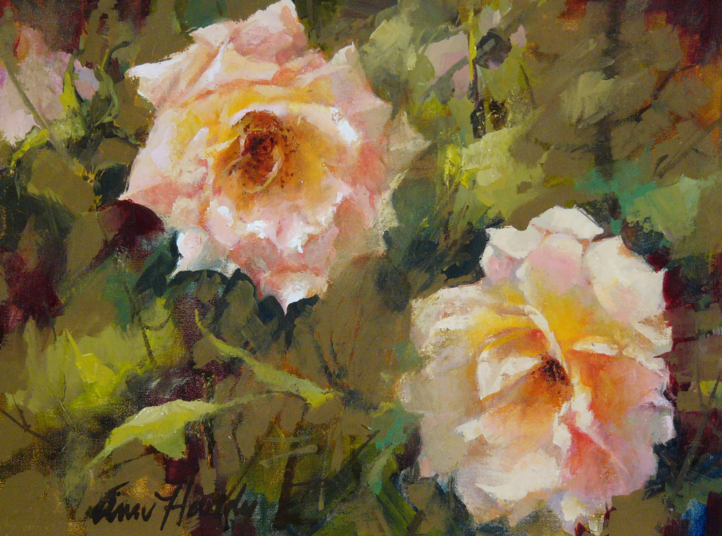 美国艺术家安哈迪的风景油画作品