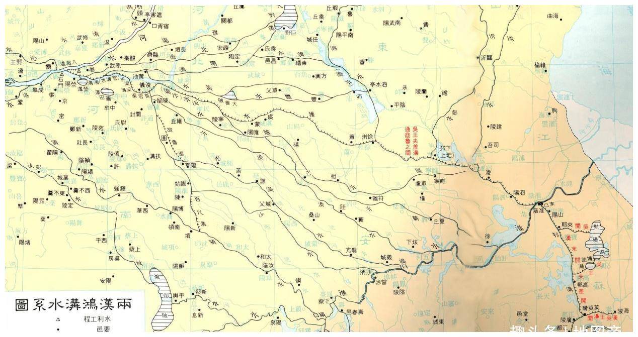 汴水和泗水是如何流到長江的難道白居易寫錯了