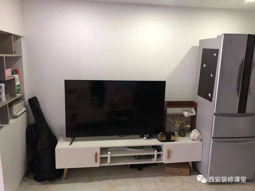 冰箱放电视墙,有什么好的方案?_做法_柜体_柜子