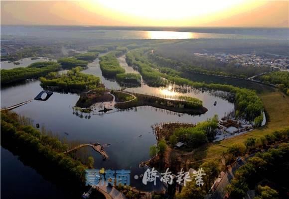 清明假期记者带你云游济南小清河源头湿地公园