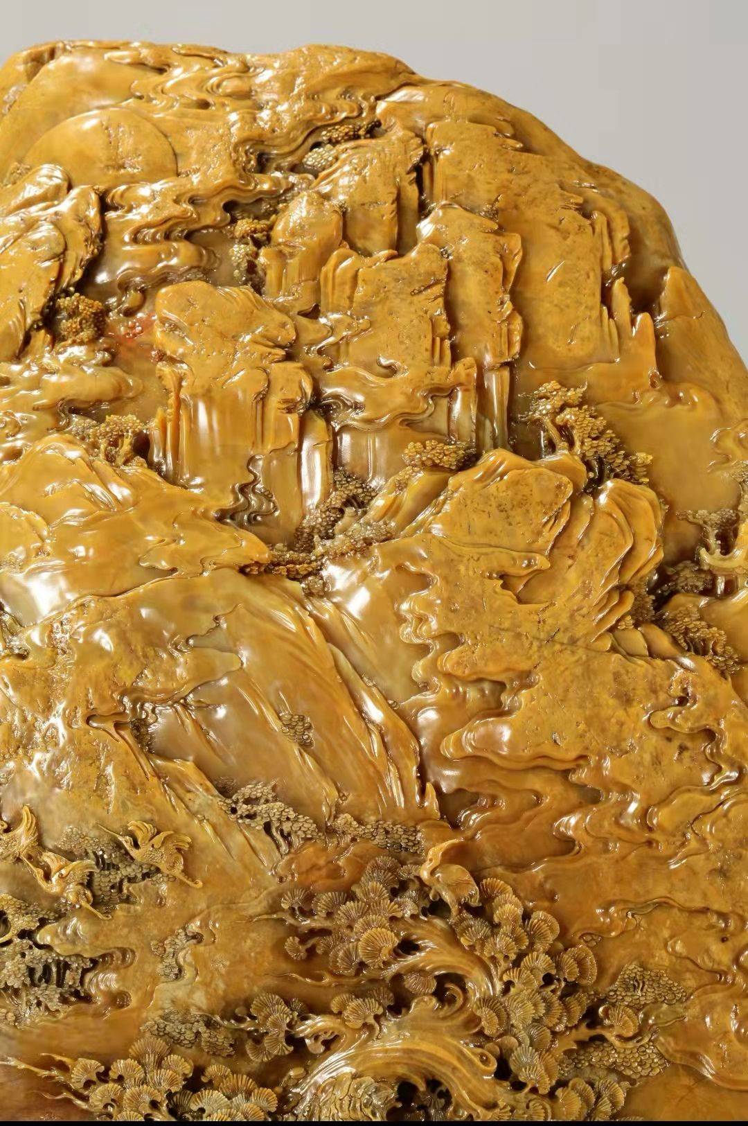 昌化田黄的魅力与价值从昌化田黄巨无霸千秋万代说起