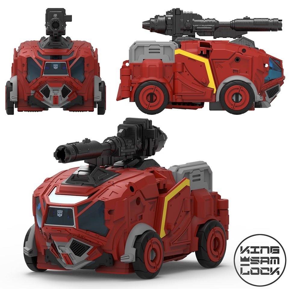 变形金刚大黄蜂电影ss系列制作流程图,救护车,铁皮,阿尔茜篇_造型