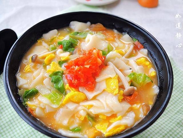 原创山西人的早晨从餐桌的一碗揪片开始