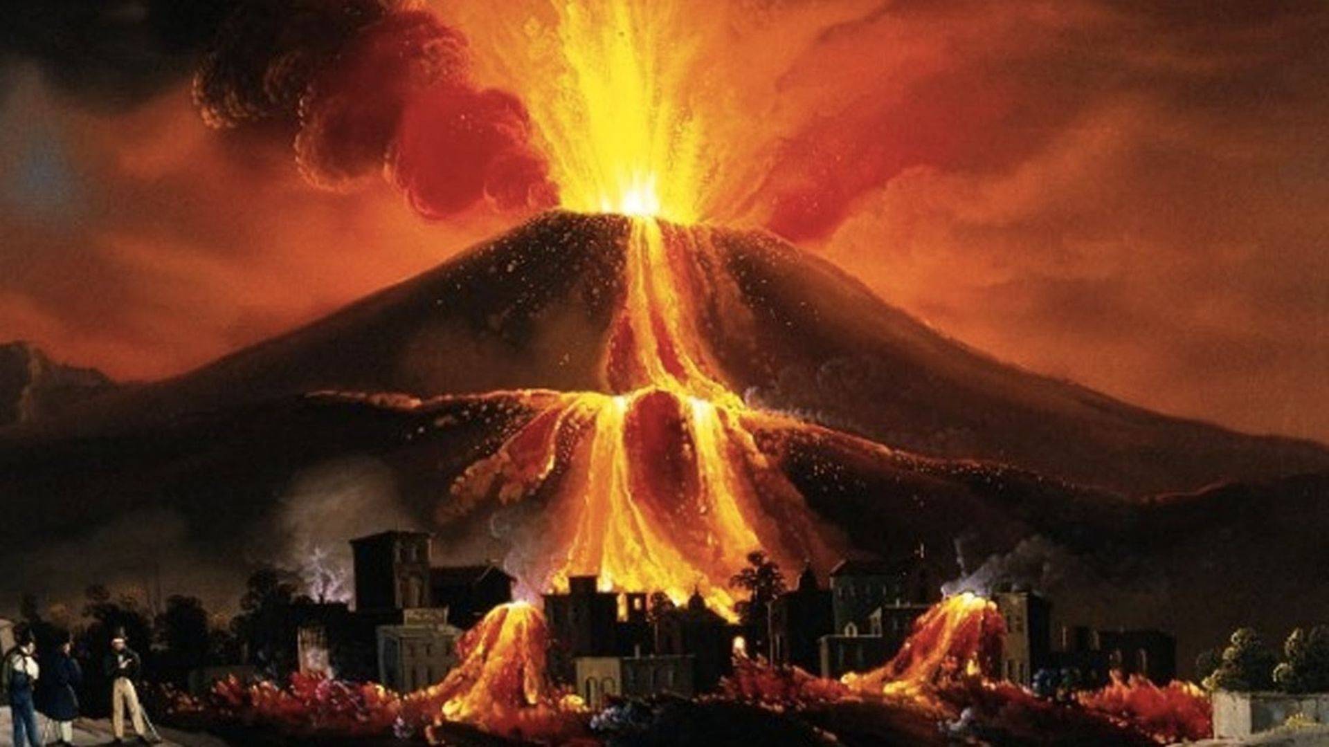 原创史上最恐怖的火山爆发瞬间让人头骨爆裂把活人变成骷髅