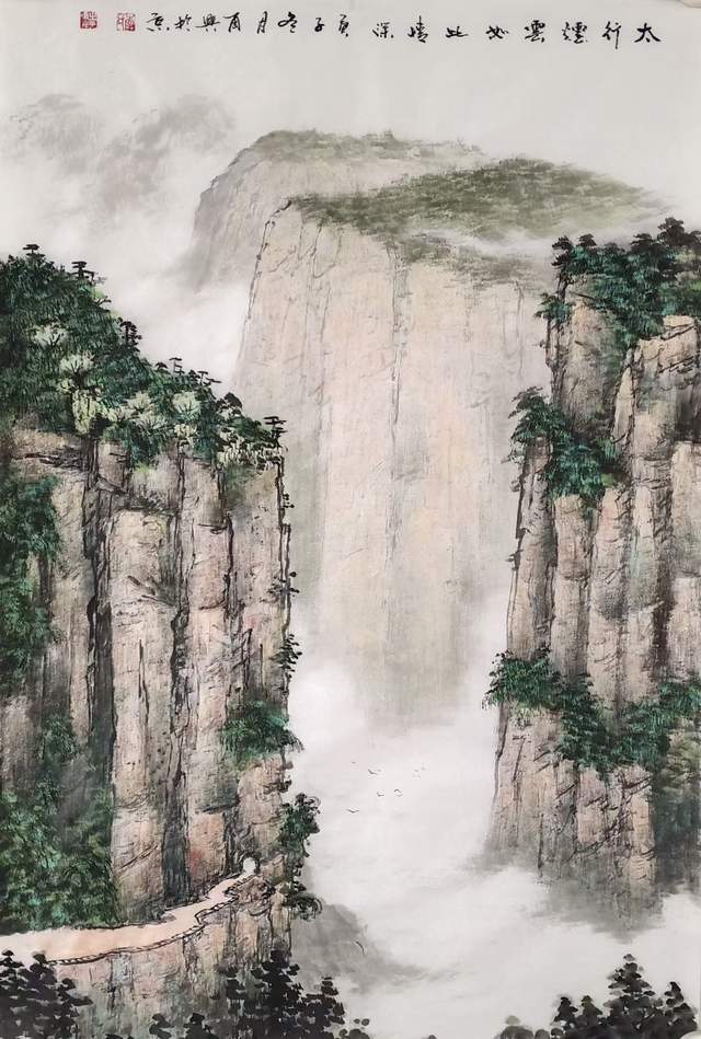 李再兴寄情山水画家