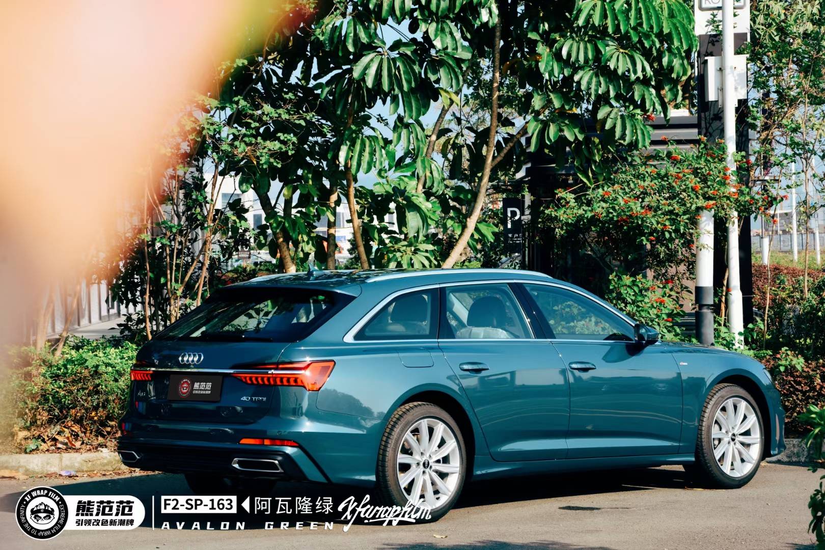 全网独家首发熊范范阿瓦隆绿奥迪深邃的绿高级范