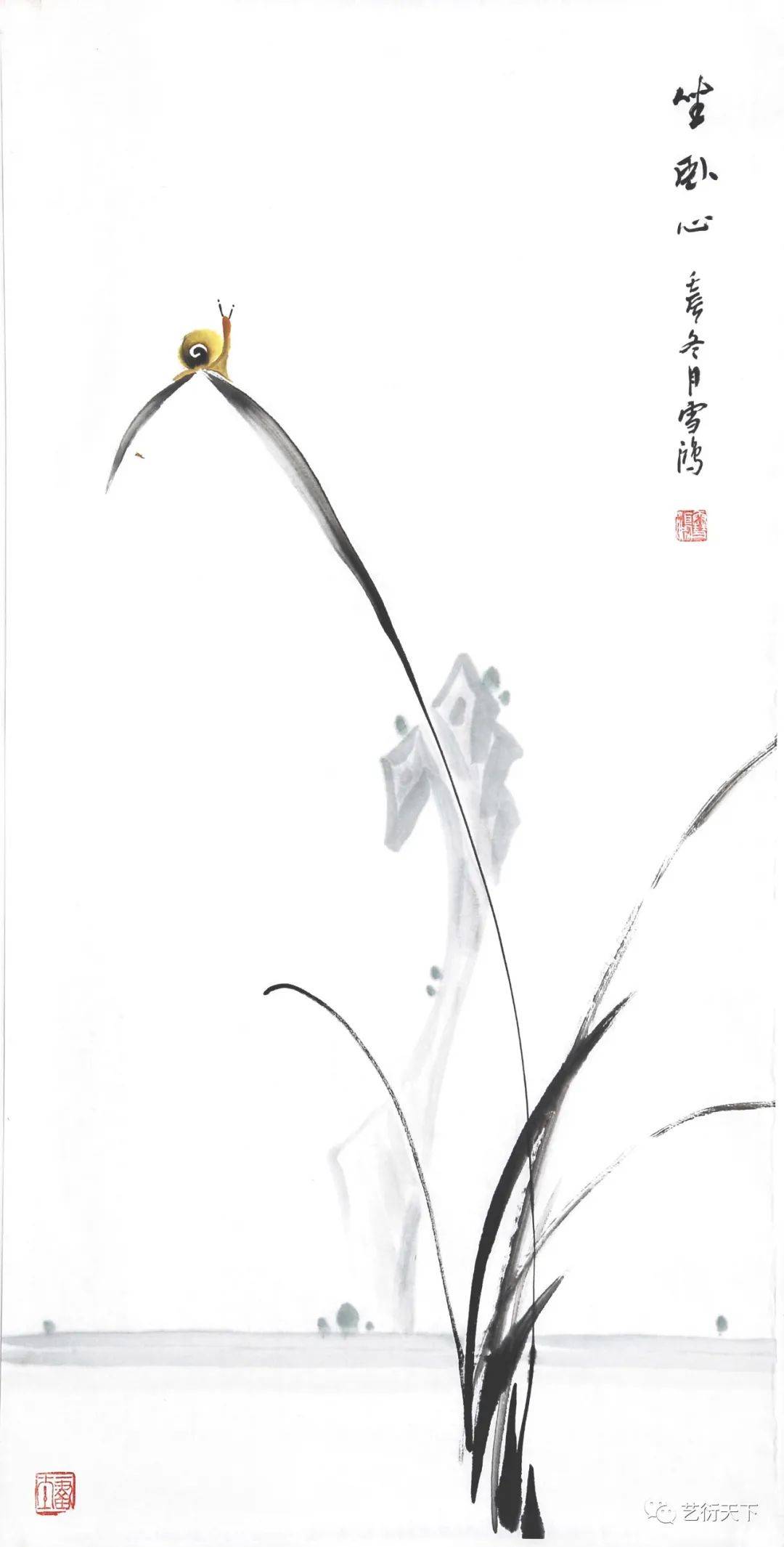 著名禅画家雪鸿