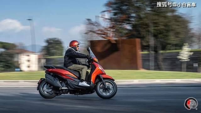 售价7万欧洲风情运动踏板比亚乔beverly400高端定位优雅始终