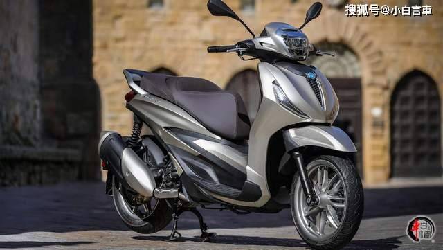 售价7万欧洲风情运动踏板比亚乔beverly400高端定位优雅始终