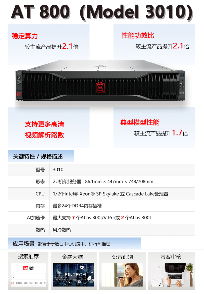 天宫ai系列产品完成与华为atlas 300v pro视频解析卡和atlas 300i pro