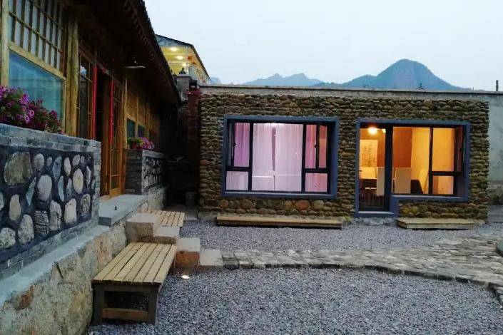 密云东极仙谷-古朴的农家小院儿-原生态的乡村氛围浓郁_山水_院落