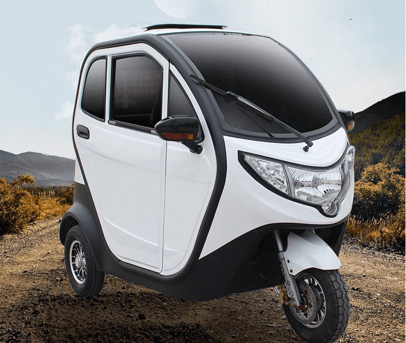 2款带冷暖空调的电动三轮车夏天出行更舒适续航有120180公里