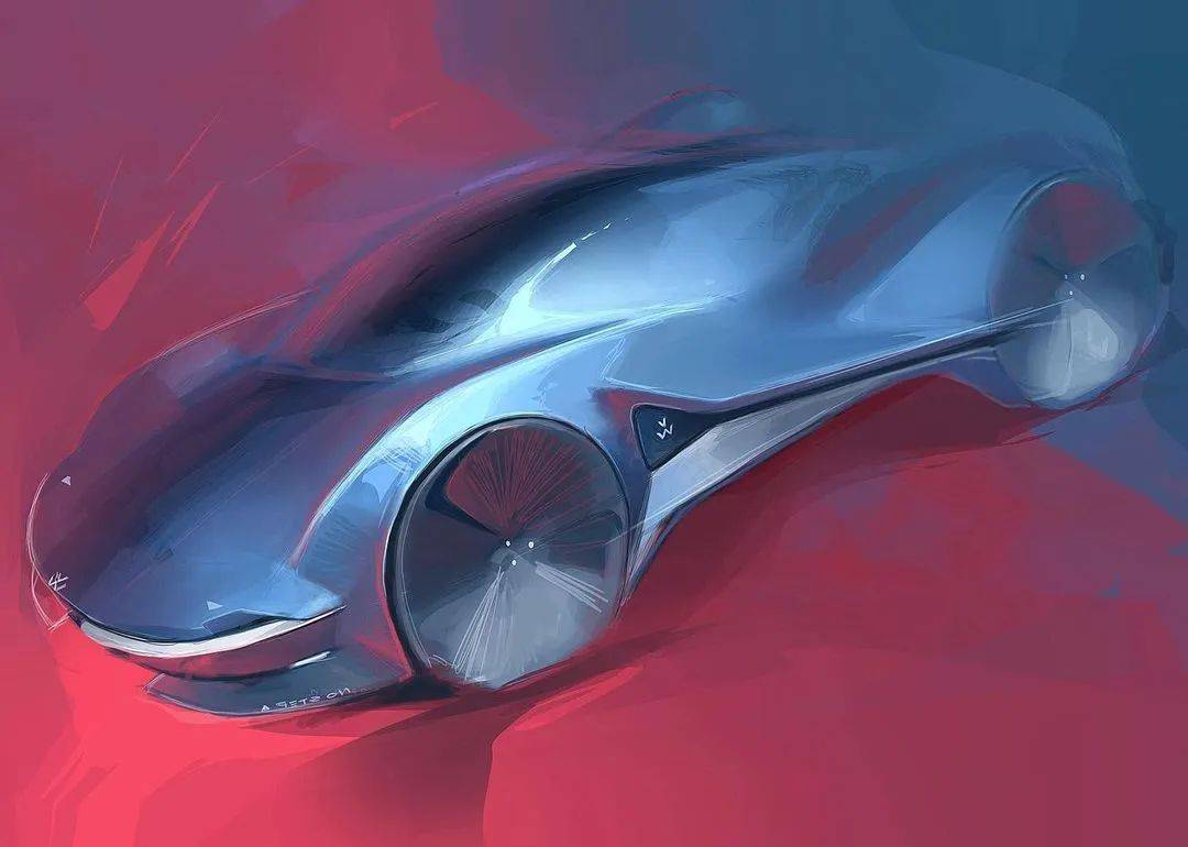 手绘精选高级汽车设计师omargonzalez作品分享海耀设计分享