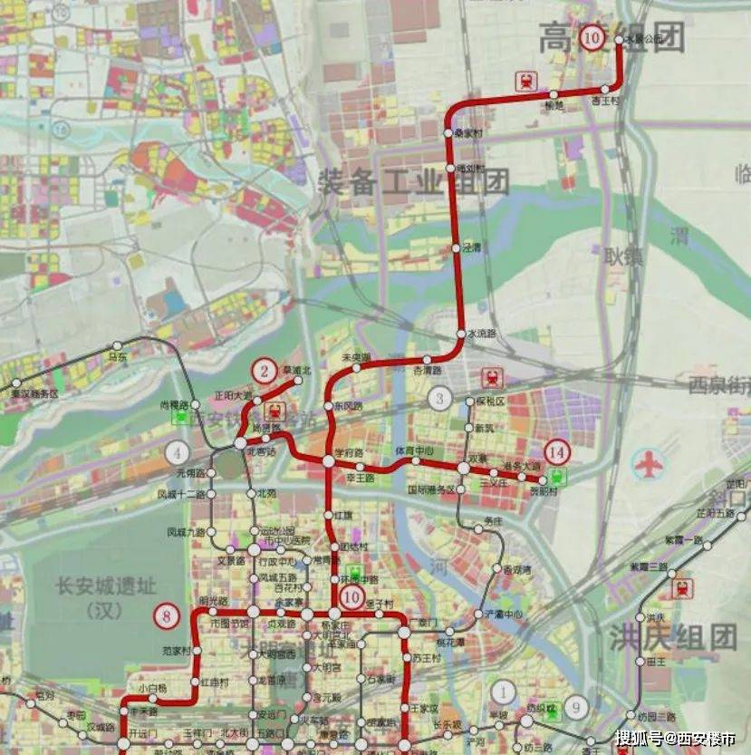 从经开区凤城二路途径浐灞,港务区到高陵城区水景公园,同时接驳地铁8