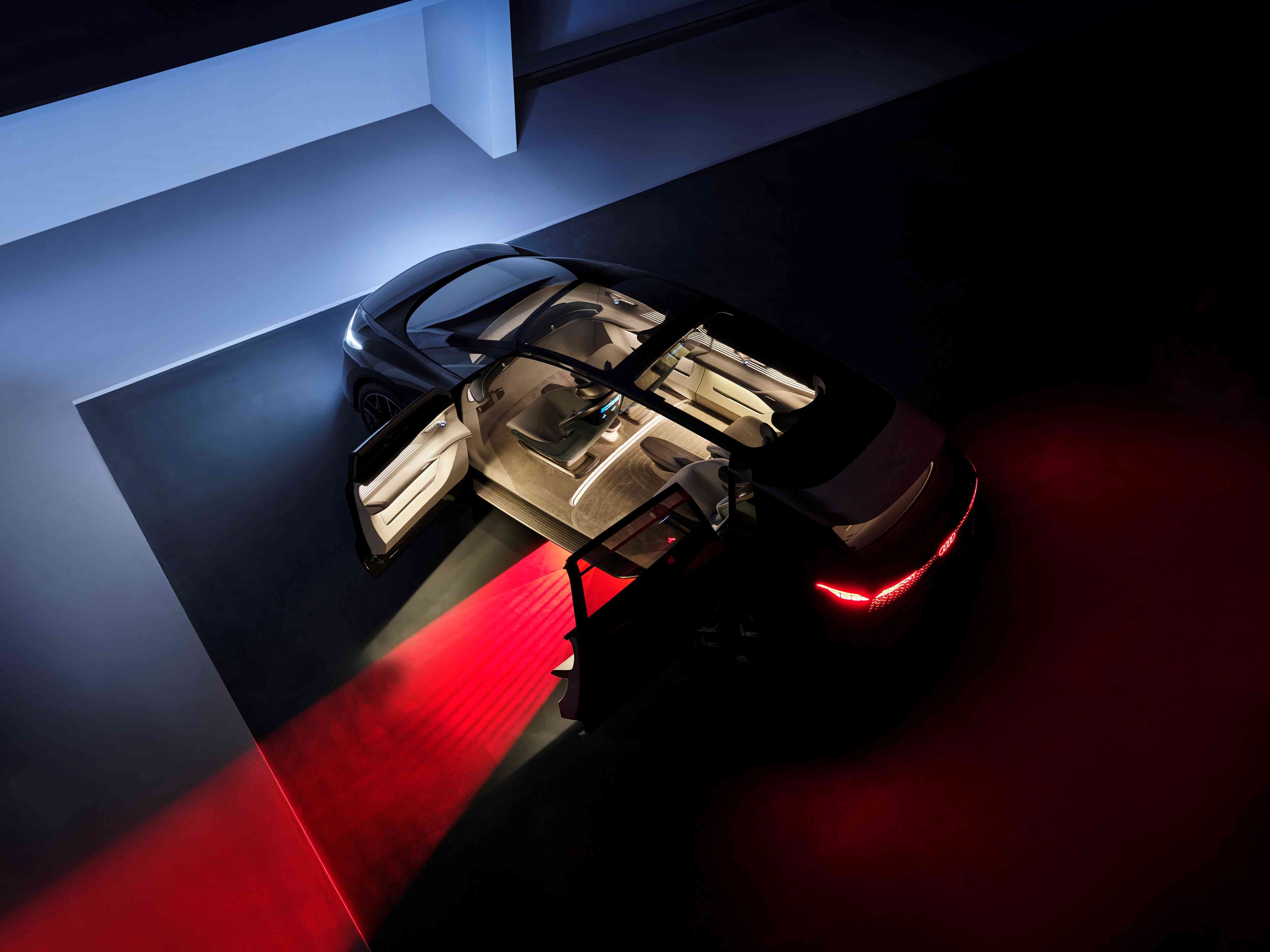 奥迪urbansphere概念车全球首秀:未来城市出行的智慧空间_搜狐汽车