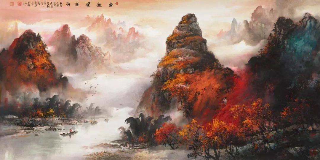 大红袍画家李长田:俯仰天地大,局促南北宗_山水画_桂林_中国
