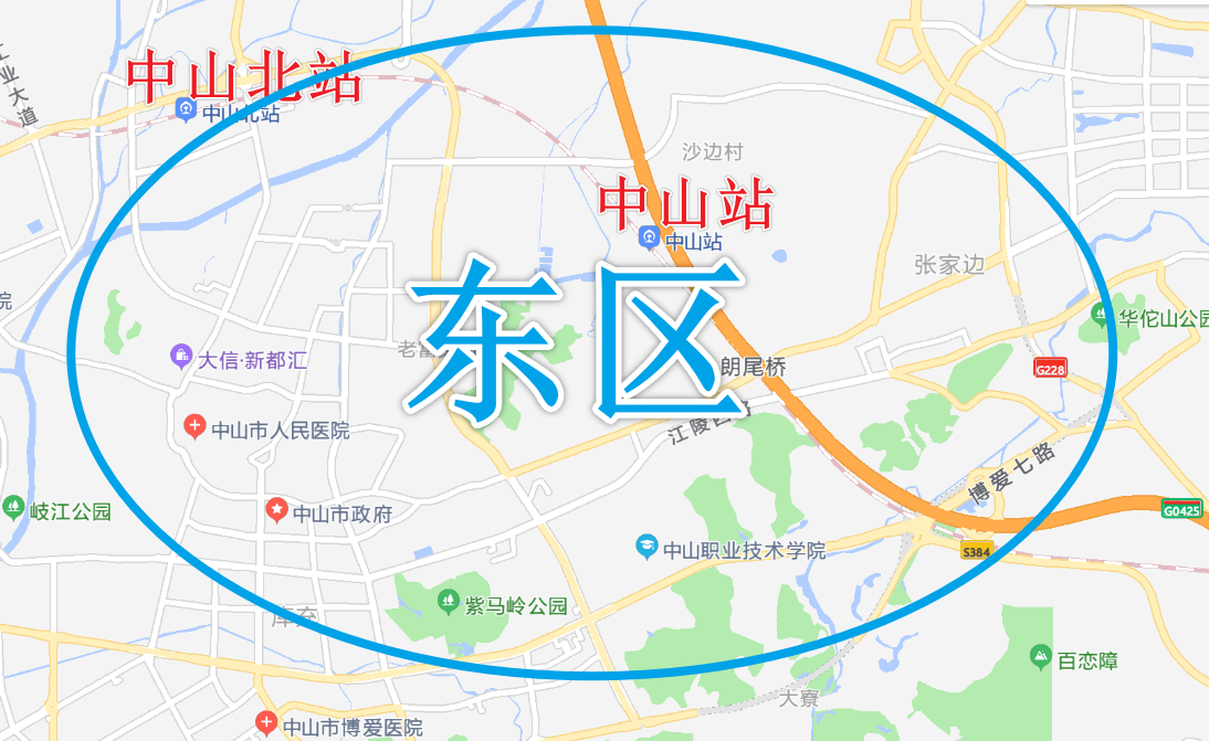 中山站去年还开通了高铁,可以到达广州,深圳,长沙,桂林,贵阳等城市