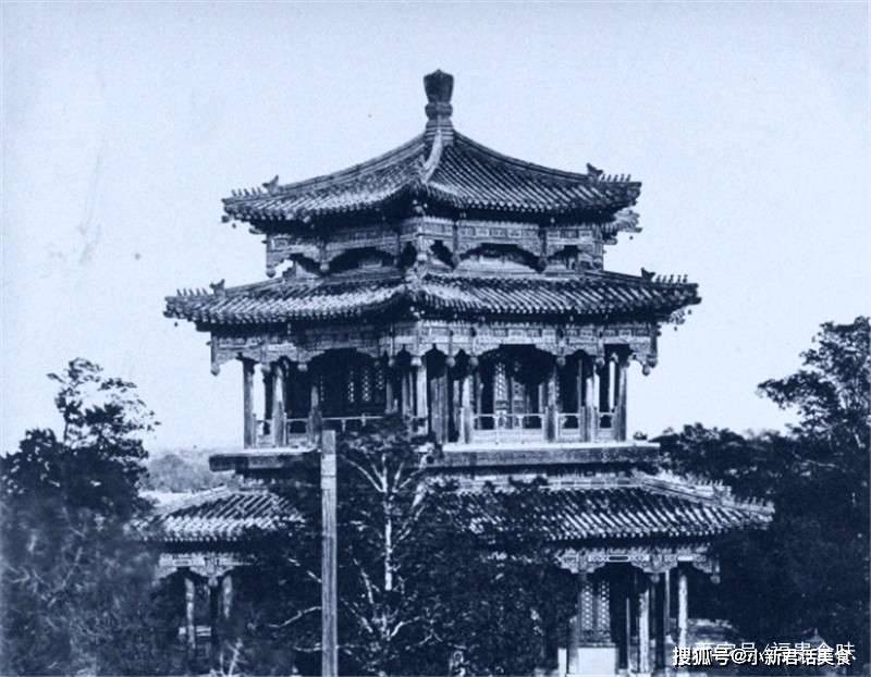 1860年北京城老照片,文昌閣能眺望西山_清朝_圓明園_大高玄殿