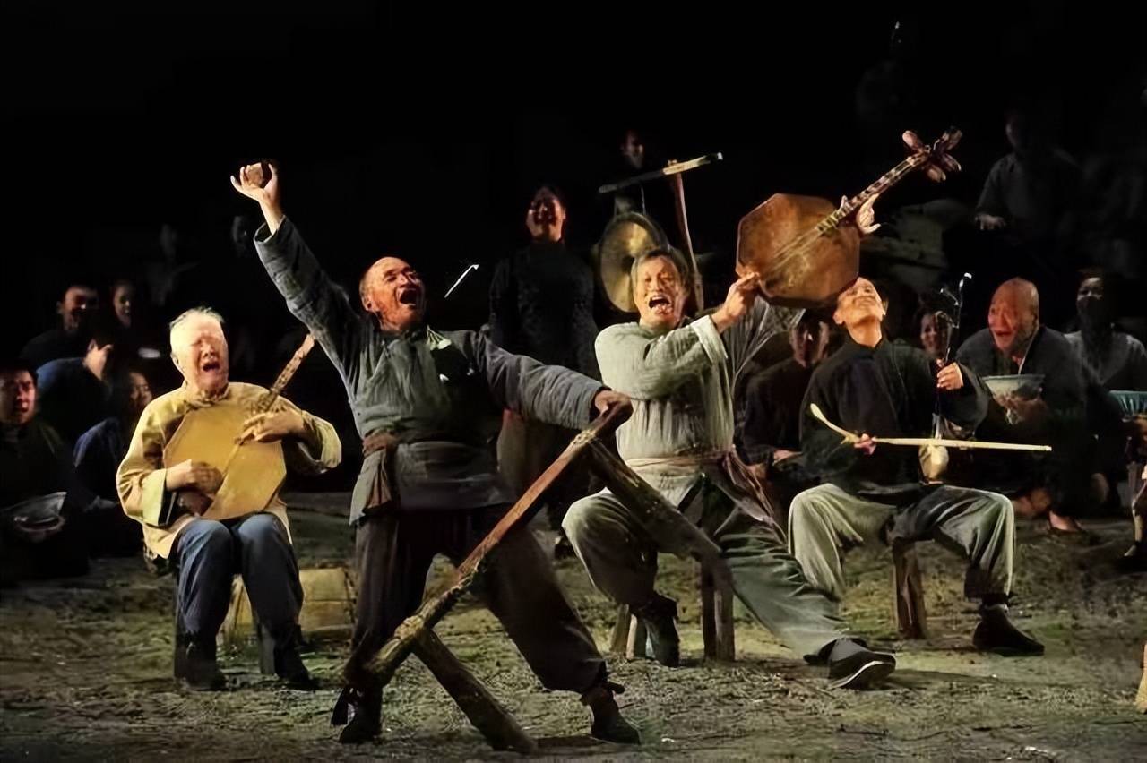 华阴老腔赴北京参加话剧白鹿原演出