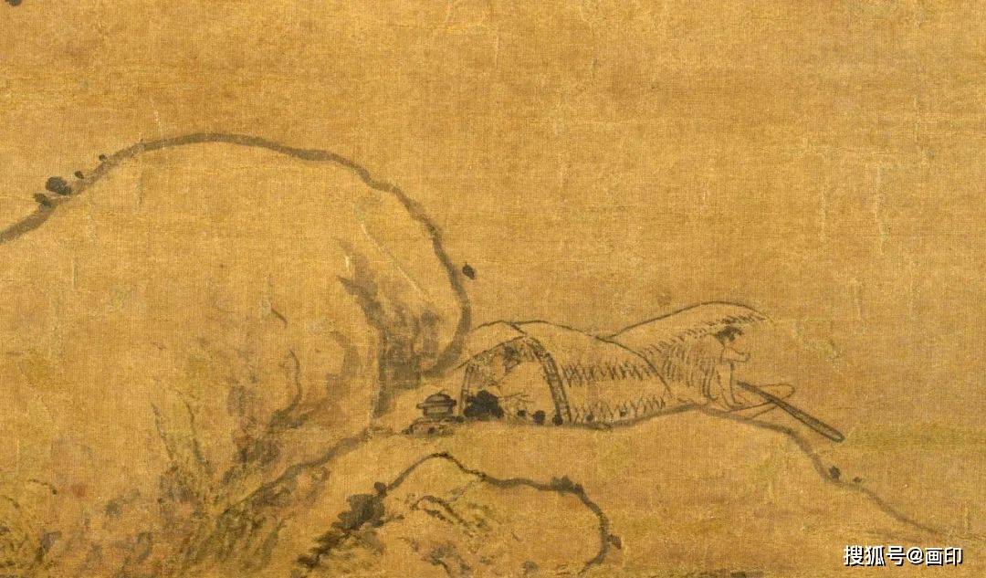 元曹知白雪山图