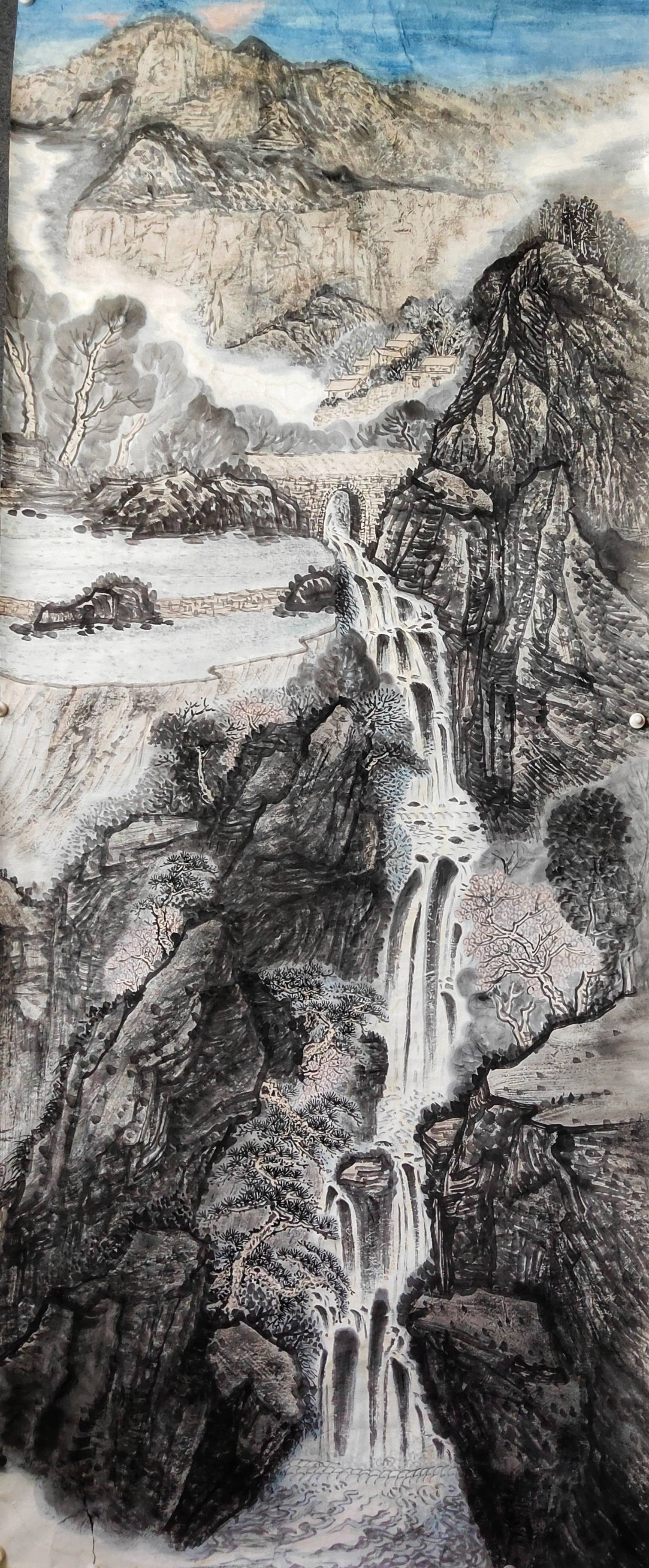 笔聚真性情意游山水间访开封山水画家刘大冬先生