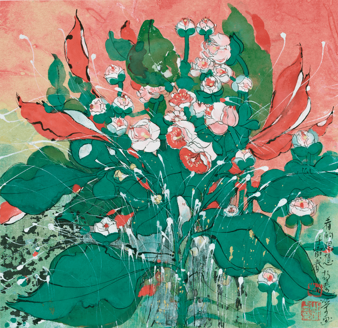 触手可及的盎然绿园谁不爱呢胡寿荣作品