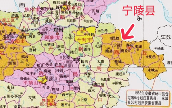 宁陵撤县划区示意图图片