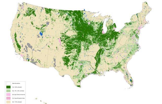 美国耕地面积比中国大可为什么粮食产量不及中国