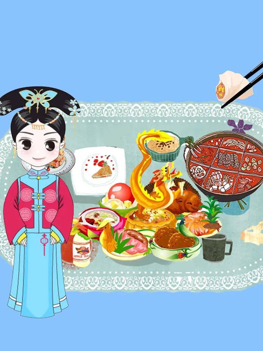 最能代表满,汉族饮食文化交融的莫过于满汉全席,其菜肴选料,制作和