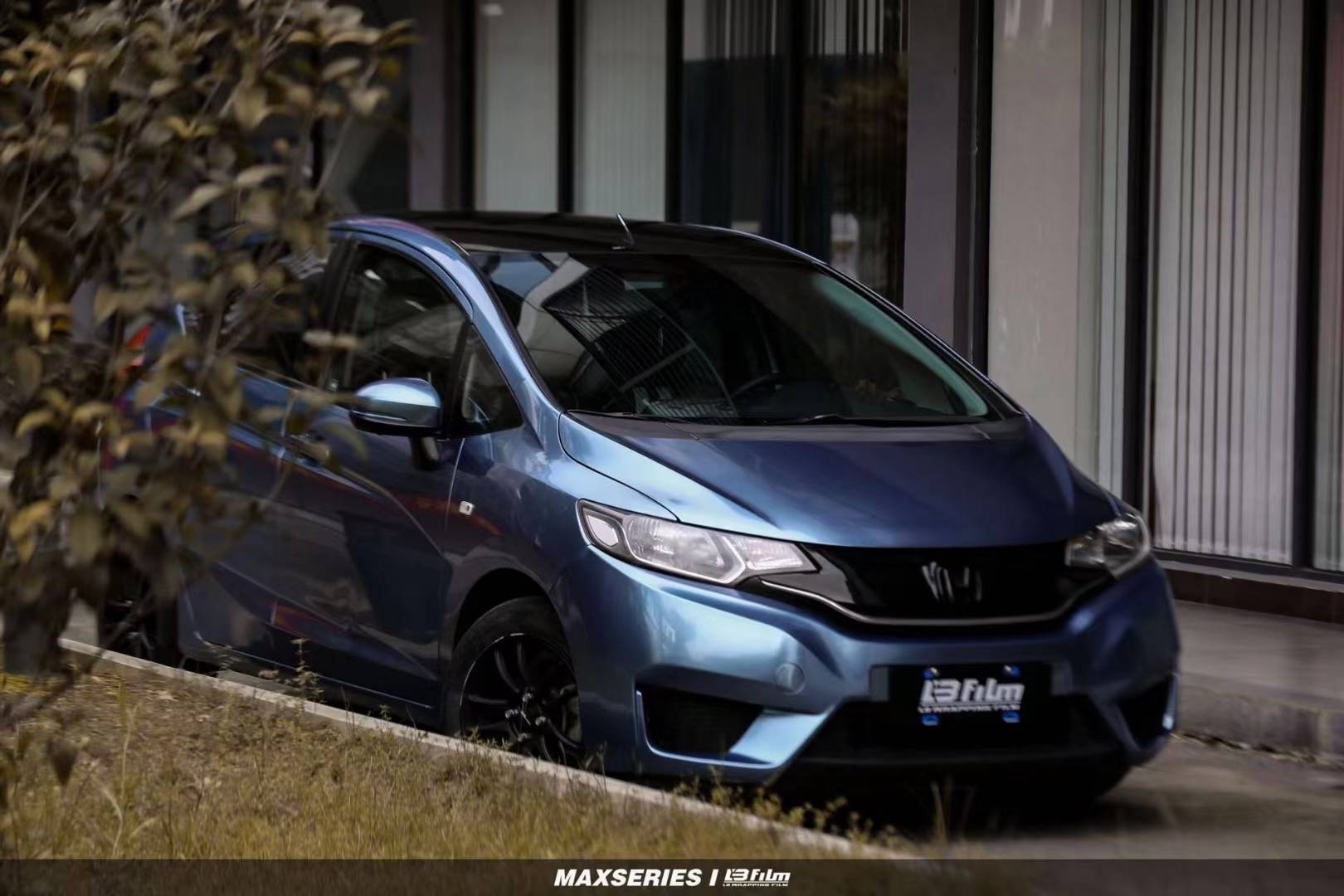 本田飞度lbfilm改色膜液态金属钨蓝