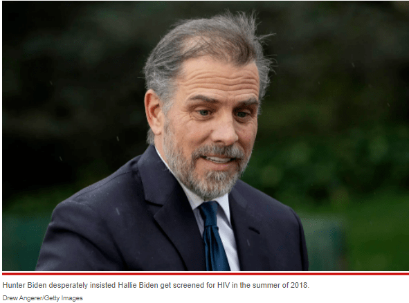 你快查查艾滋病吧拜登儿子和嫂子上过床后我接受过检测我病了