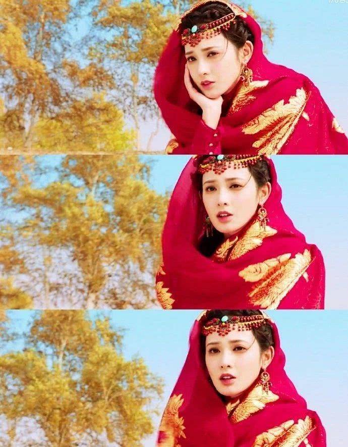 配上漠漠黄沙,猎猎西风,简直就是书中那个单纯而骄傲的西洲九公主