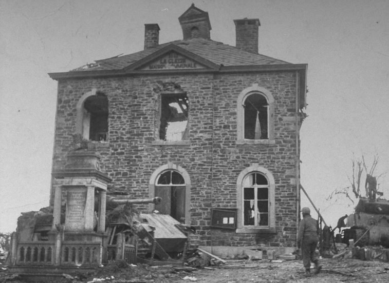 原创二战西线1944年末许特根森林战役德国第89步兵师的丛林血战