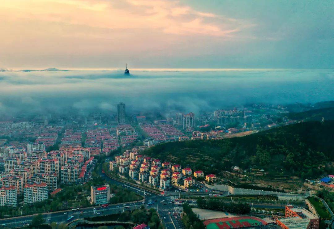 e起见证这里是烟台航拍镜头下的烟台美翻了