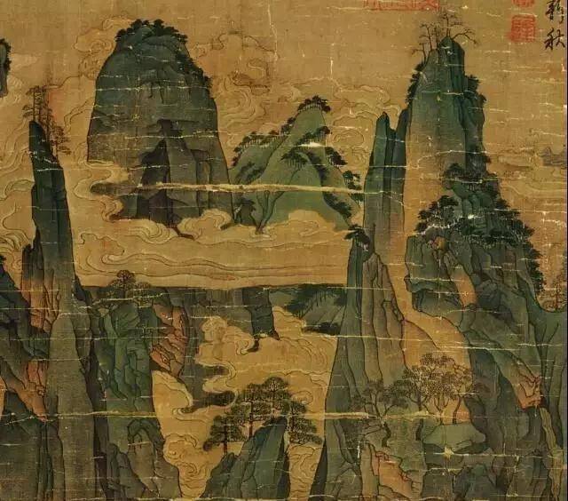 北宗山水之祖李昭道构图雄奇明丽和谐尤擅青绿山水