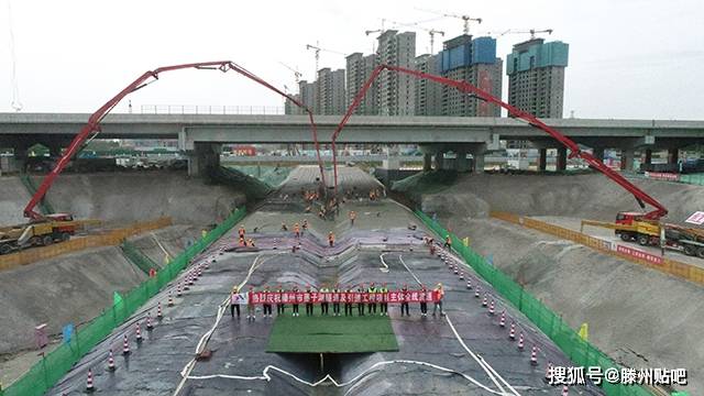 荆河东路与墨子湖隧道图片