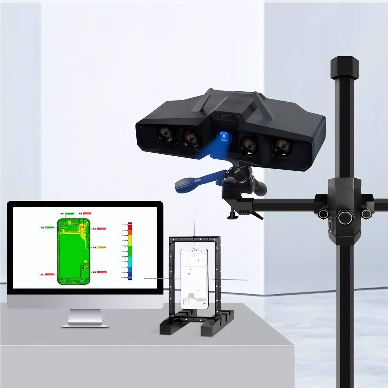 新拓三维3d视觉检测方案赋能模具检测与材料力学测试_测量_制造_零