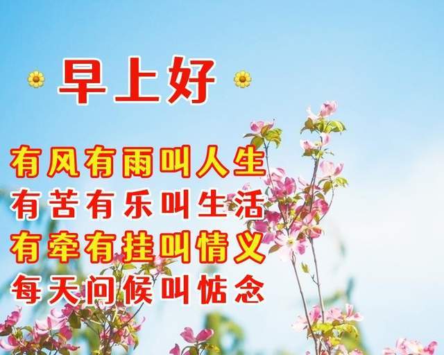 请您千万要注意,戴上口罩勤洗手,居家简出严防疫,早上好