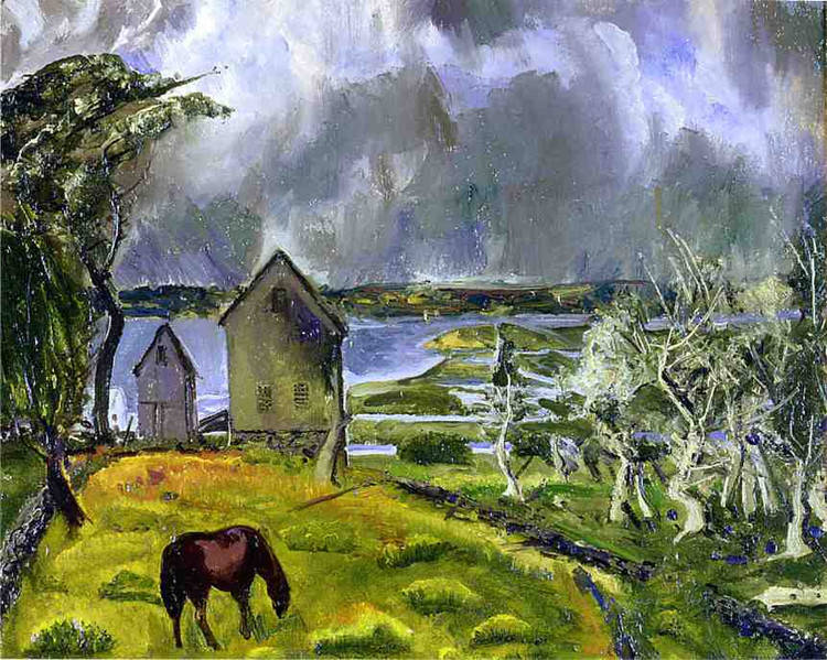 美国画家George Wesley Bellows 油画作品欣赏