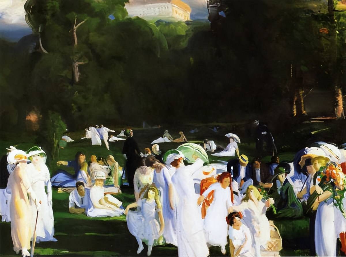 美国画家George Wesley Bellows 油画作品欣赏