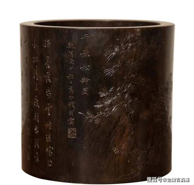 明清笔筒100品鉴赏_黄花梨_紫檀_故宫博物院