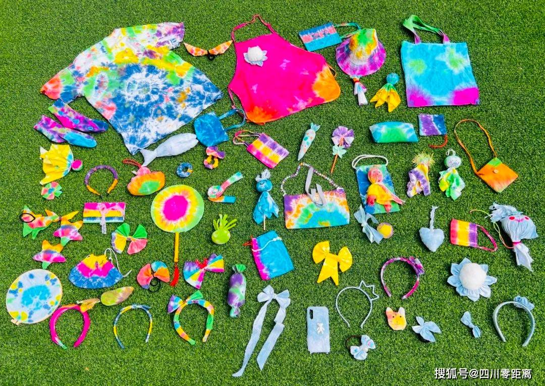 探索扎染 | "布"一样的精彩——洪雅县第二幼儿园中班组四月主题活动