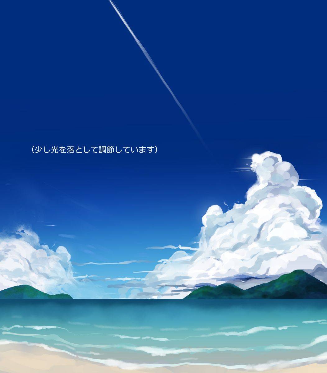 夏日风景怎么画教你描绘夏天海滩的绘制过程