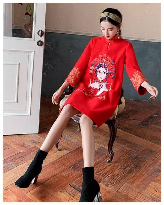 原创2020年最潮穿搭中国风裙毒液袜穿出街回头率百分百